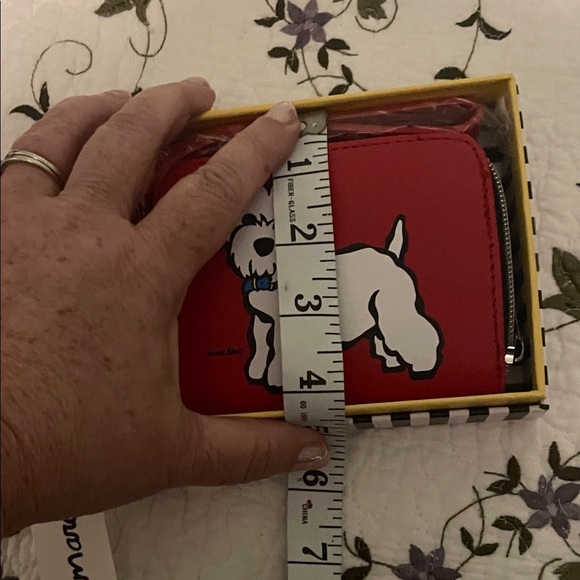 Red Dog Print Wallet by Marc Tetro - Picture 5 of 5